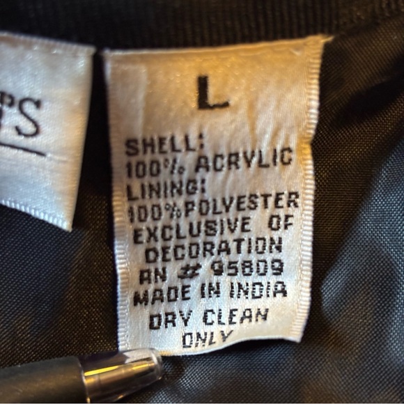 Vintage 90s Draper's & Damon's Women’s L Patchwork Jacket Christmas Cardigan - Picture 4 of 12